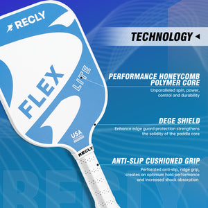 FLEX LITE BLUE - Recly Pickleball Paddle