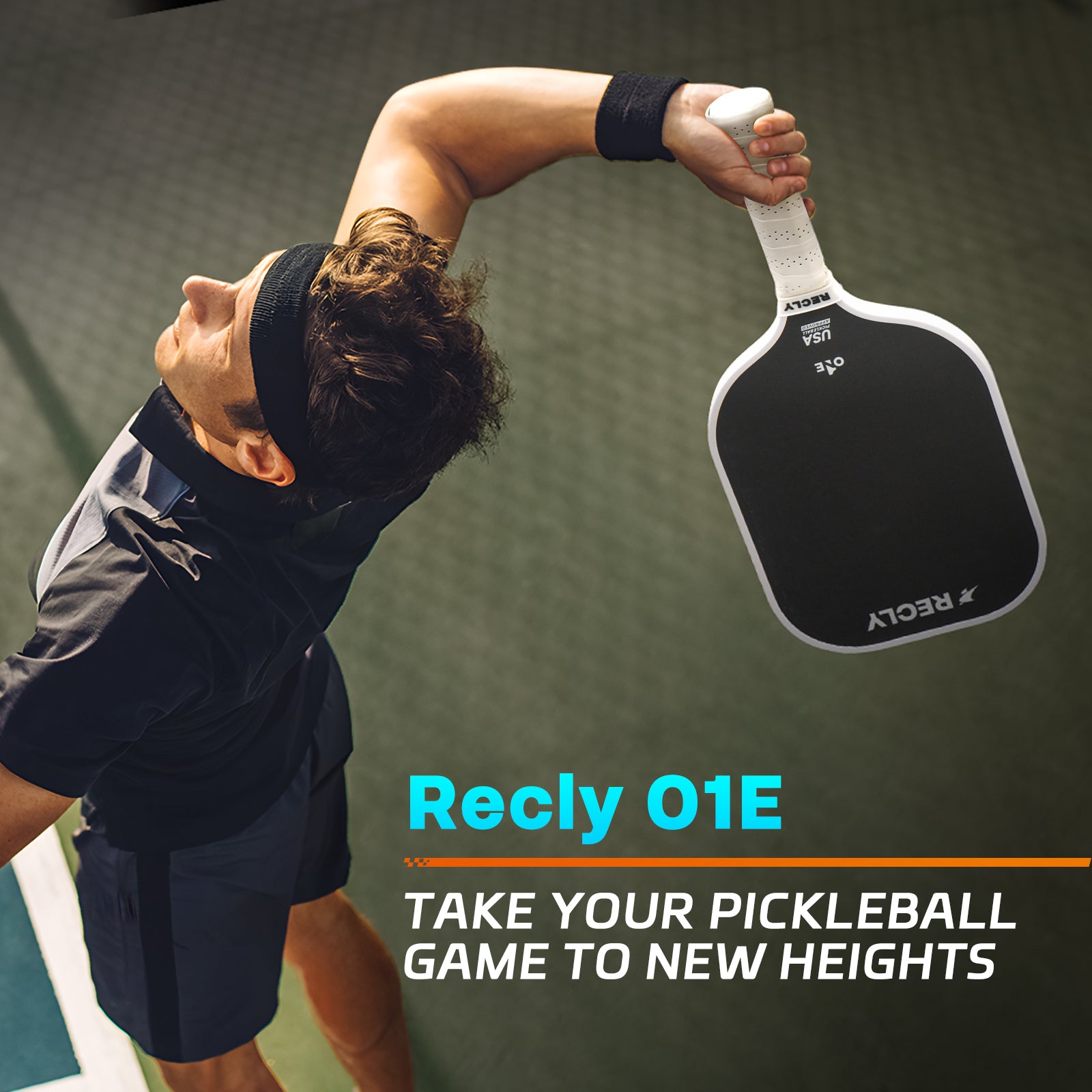 O1E Carbon Fiber Construction - Recly Pickleball Paddle