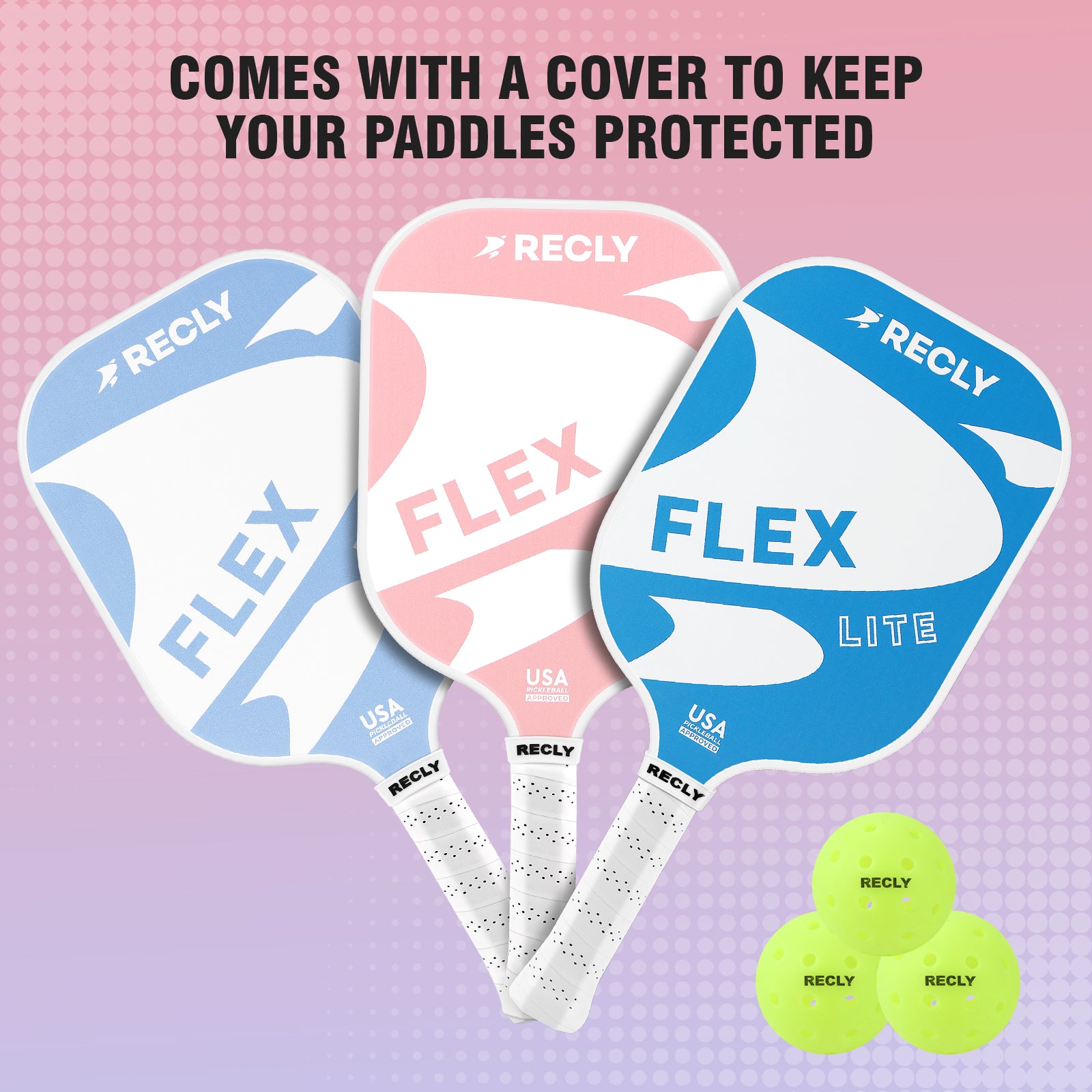 FLEX LITE PINK - Recly Pickleball Paddle